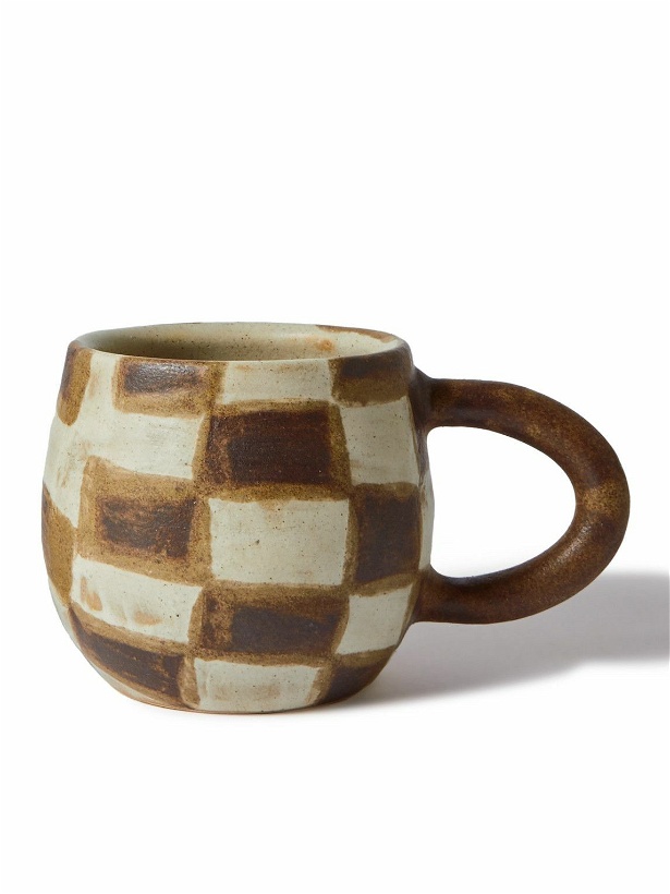 Photo: GENERAL ADMISSION - Checked Earthenware Clay Mug