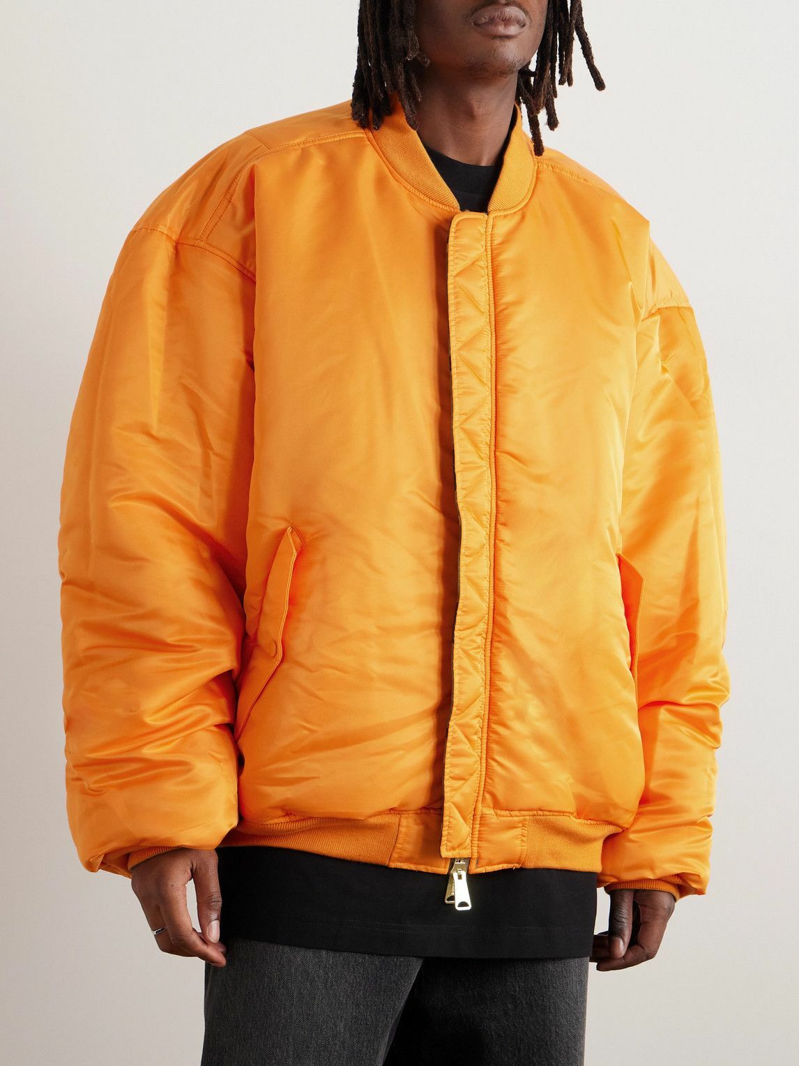 VETEMENTS - Reversible Shell Bomber Jacket - Green