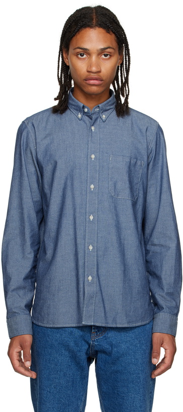 Photo: Hugo Blue Pocket Long Sleeve Shirt