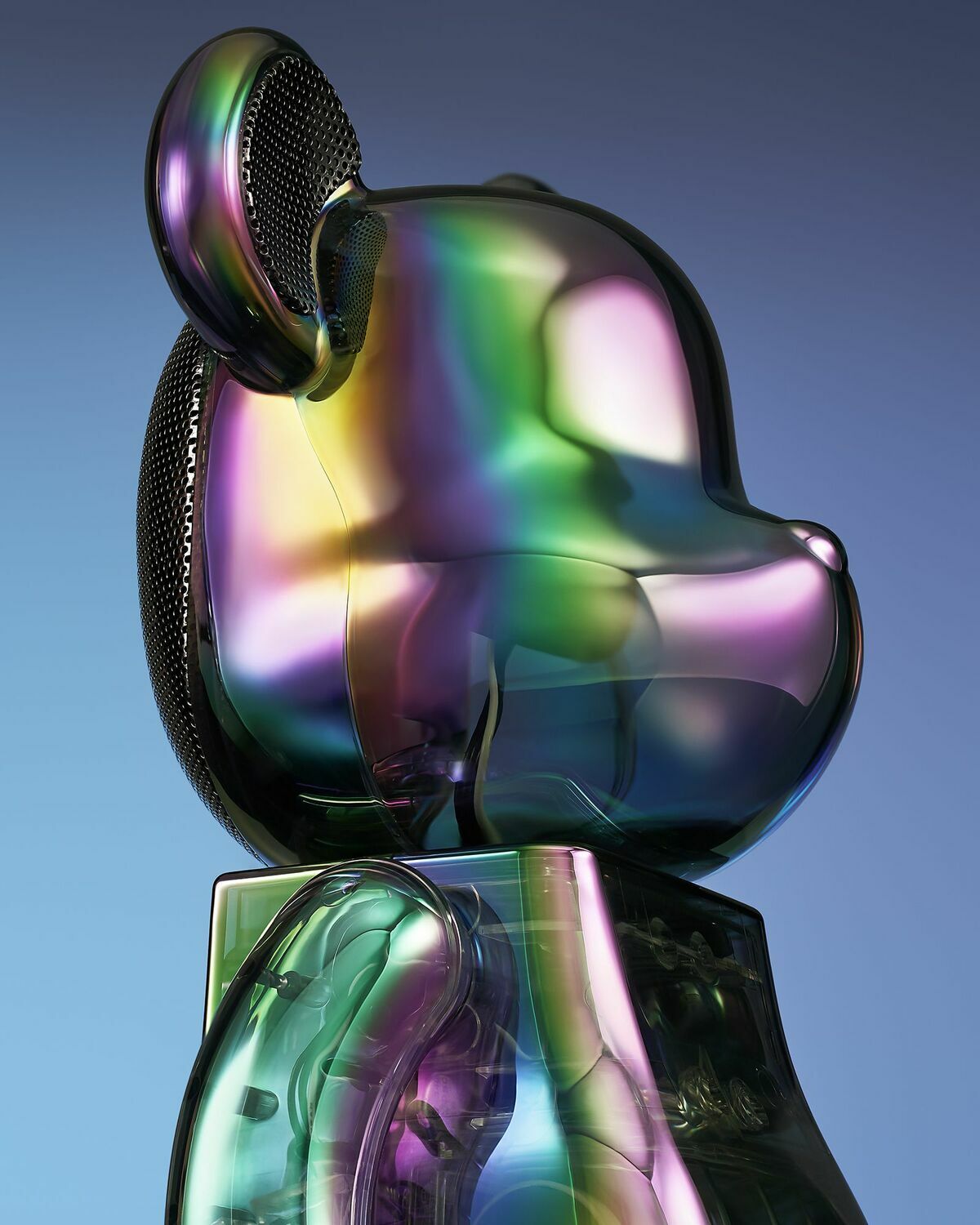 MEDICOM BE@RBRICK AUDIO 400% Portable Bluetooth Speaker Multi-color Mens Home deco