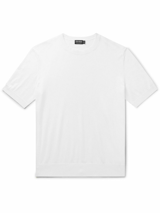 Photo: Zegna - Cotton T-Shirt - White