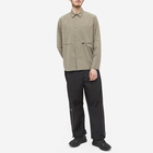 Norse Projects Men's Jens Travel Light 2.0 Overshirt in Concrete Grey