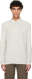 Veilance Gray Frame LS Polo