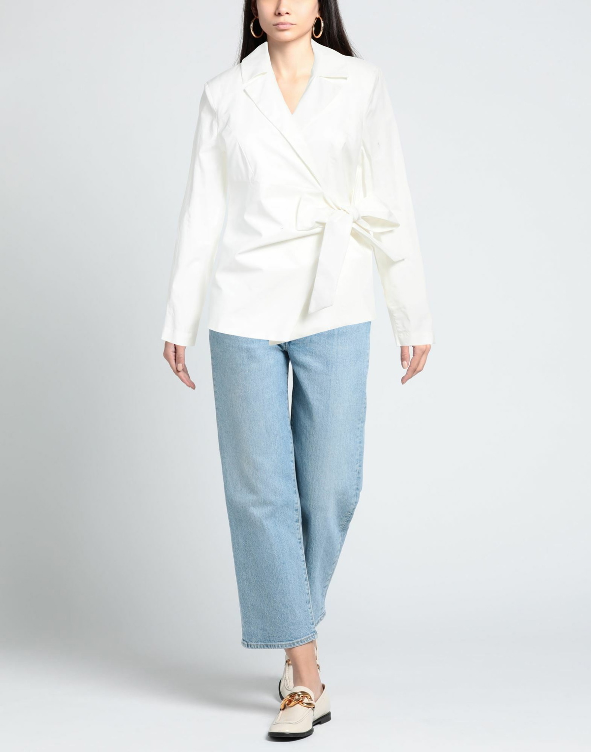 Manila Grace Womens Top Cream