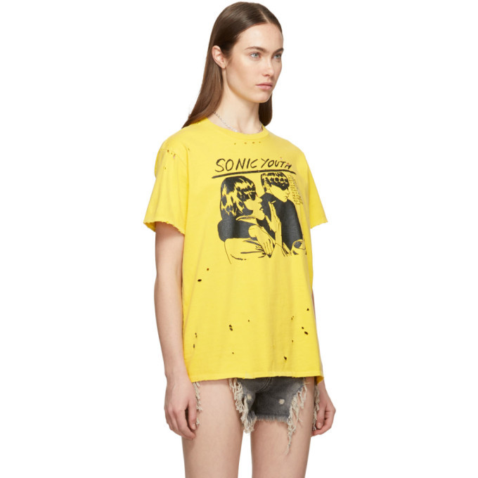 R13 Yellow Sonic Youth Boy T Shirt R13