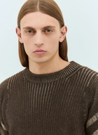 Charlie Constantinou Plated Pullover Hooded Sweater
