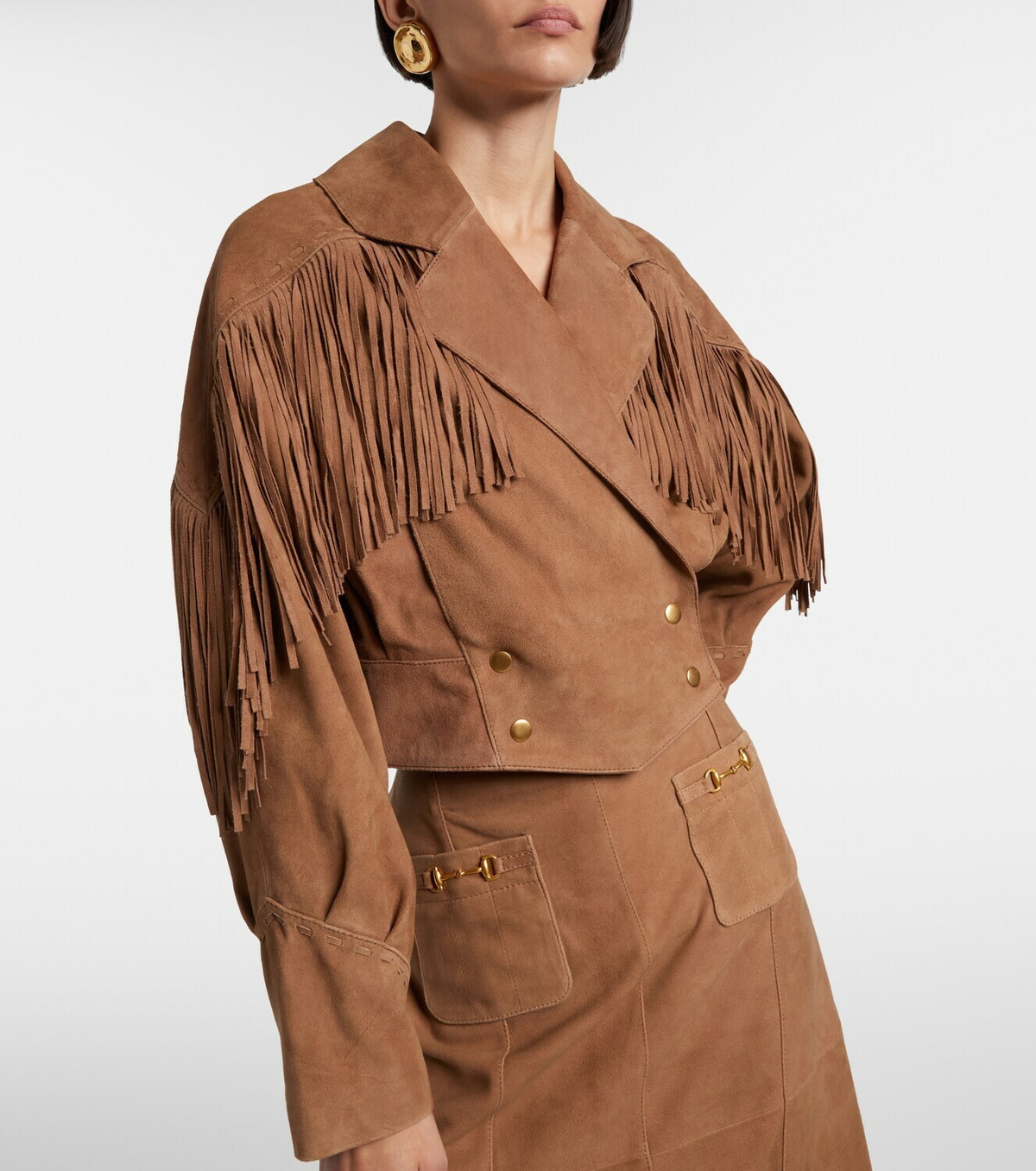 Rixo Darragh suede jacket