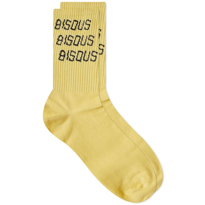 Photo: Bisous Skateboards x3 Socks in Yellow