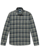 Peter Millar - Checked Cotton-Flannel Shirt - Blue