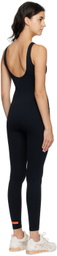 VAARA Black Seamless Unibody Jumpsuit