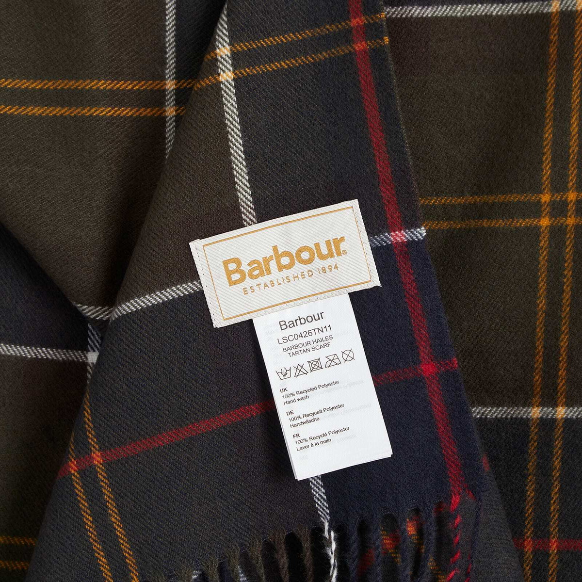 Barbour Women's Hailes Tartan Scarf in Classic Tartan Barbour