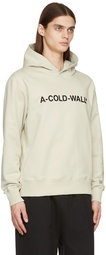 A-COLD-WALL* Beige Essential Logo Hoodie