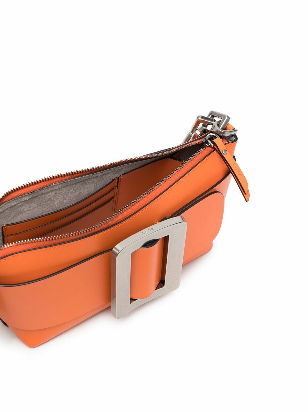 Buckle pouchette leather handbag by Boyy