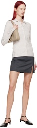 Filippa K Gray Tailored Miniskirt