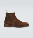 Brunello Cucinelli Suede Chelsea boots