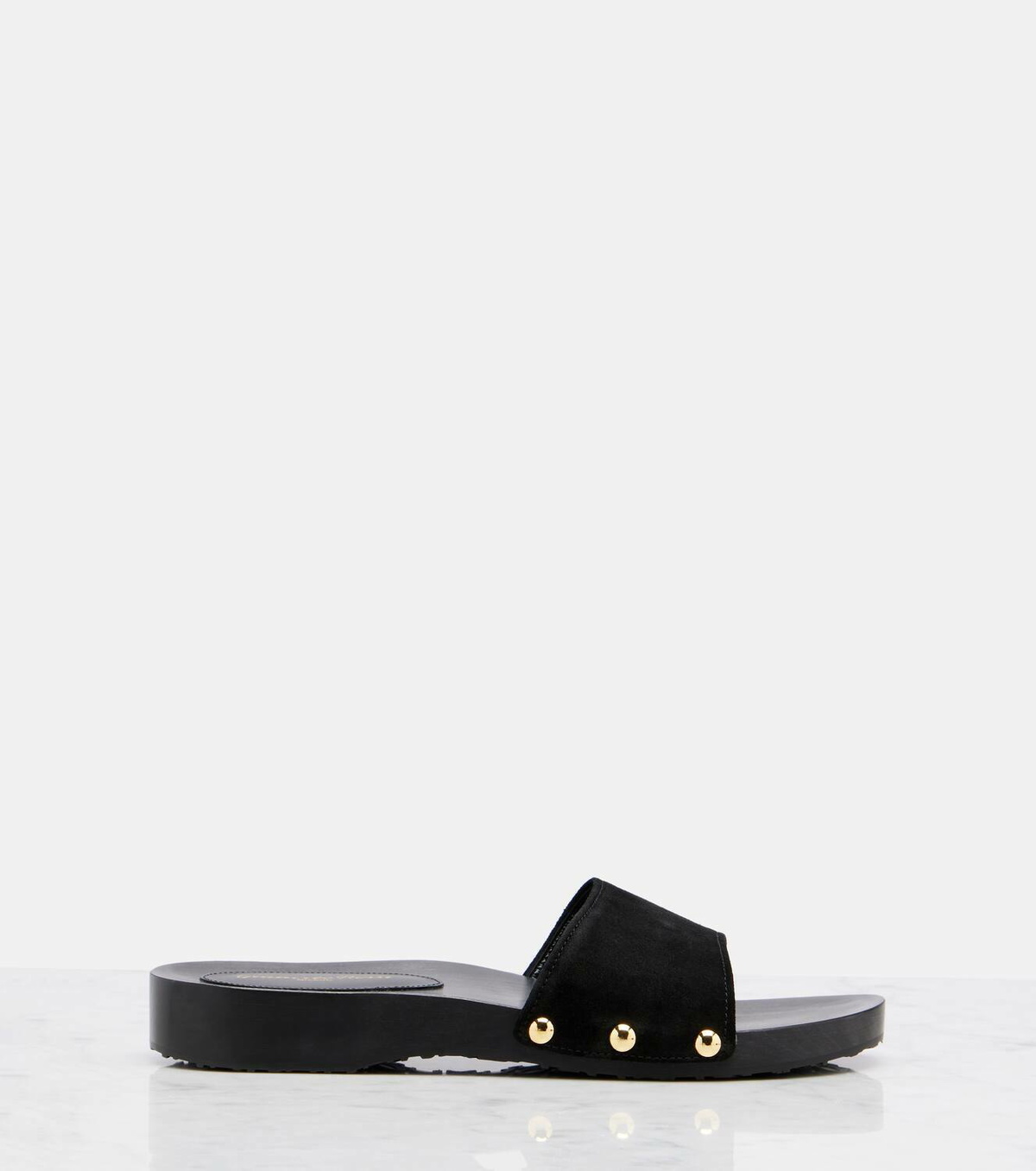 Gianvito Rossi Riviera suede slides