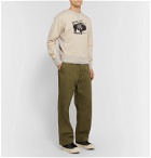 RRL - Printed Fleece-Back Cotton-Blend Jersey Sweatshirt - Neutrals