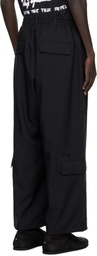 Y-3 Black Sport Uniform Straight Leg Cargo Pants