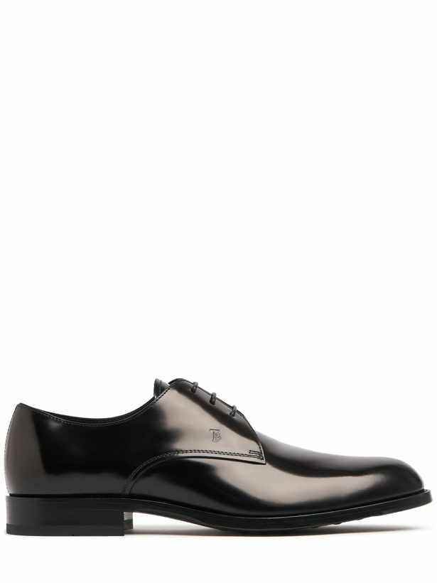 Photo: TOD'S Leather Derby Lace-up Shoes