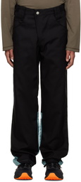 AFFXWRKS Black & Blue Paneled Trousers