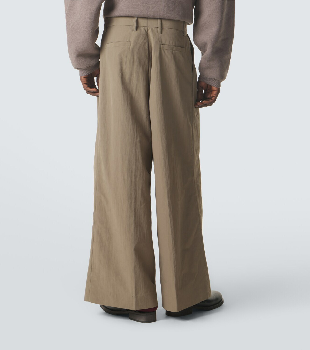 ERL Pleated wide-leg pants