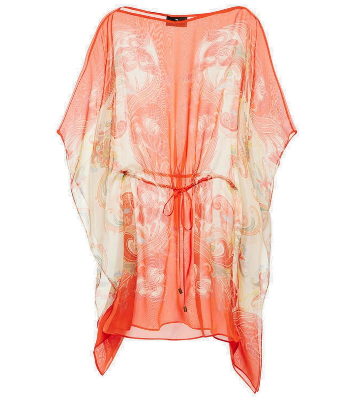 Photo: Etro Printed silk kaftan