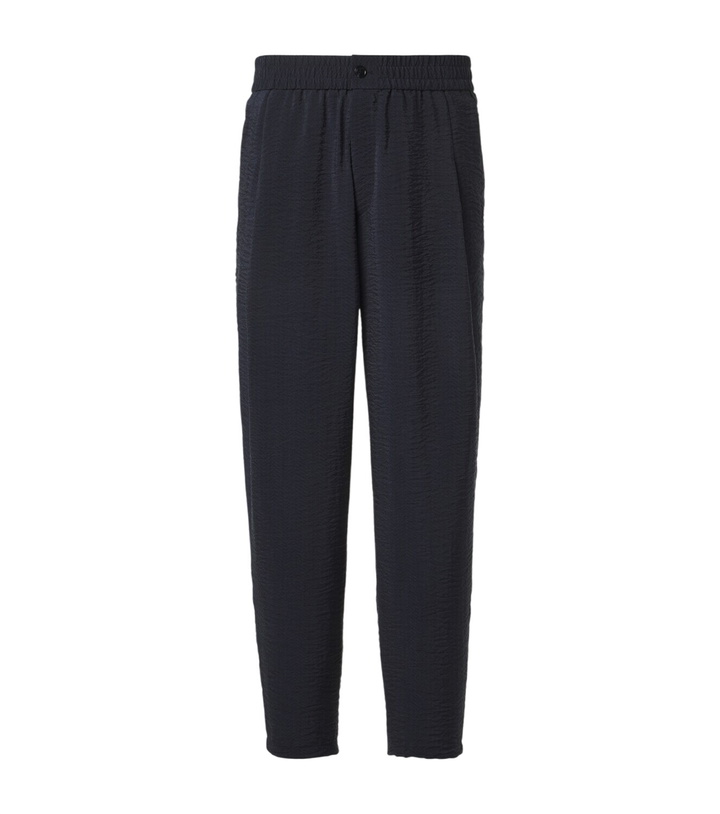 Photo: Giorgio Armani Seersucker straight pants