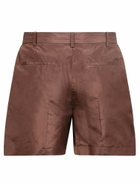 Valentino Pressed-crease Tailored Shorts