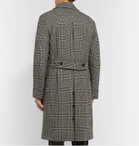 Lardini - Prince of Wales Checked Virgin Wool Coat - Gray