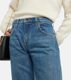Khaite Kerrie Jean mid-rise wide-leg jeans