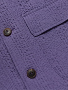 A Kind Of Guise - Levante Stretch-Cotton Seersucker Jacket - Purple
