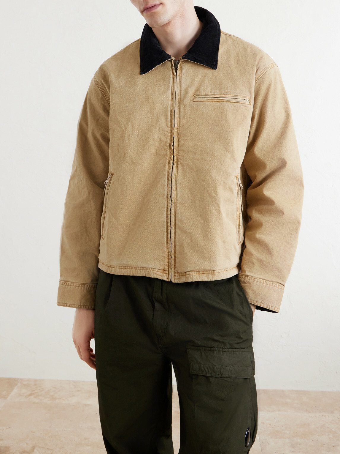 Corridor - Utility Cotton-Blend Twill Jacket - Neutrals
