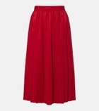 Gucci Interlocking G silk jacquard midi skirt