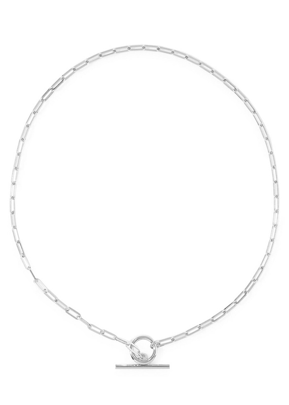 Photo: Otiumberg Love Link Sterling Silver Chain Necklace - One Size