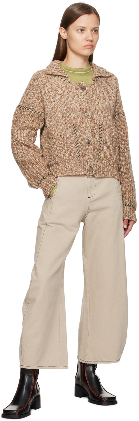 Henrik Vibskov Beige Shade Jeans
