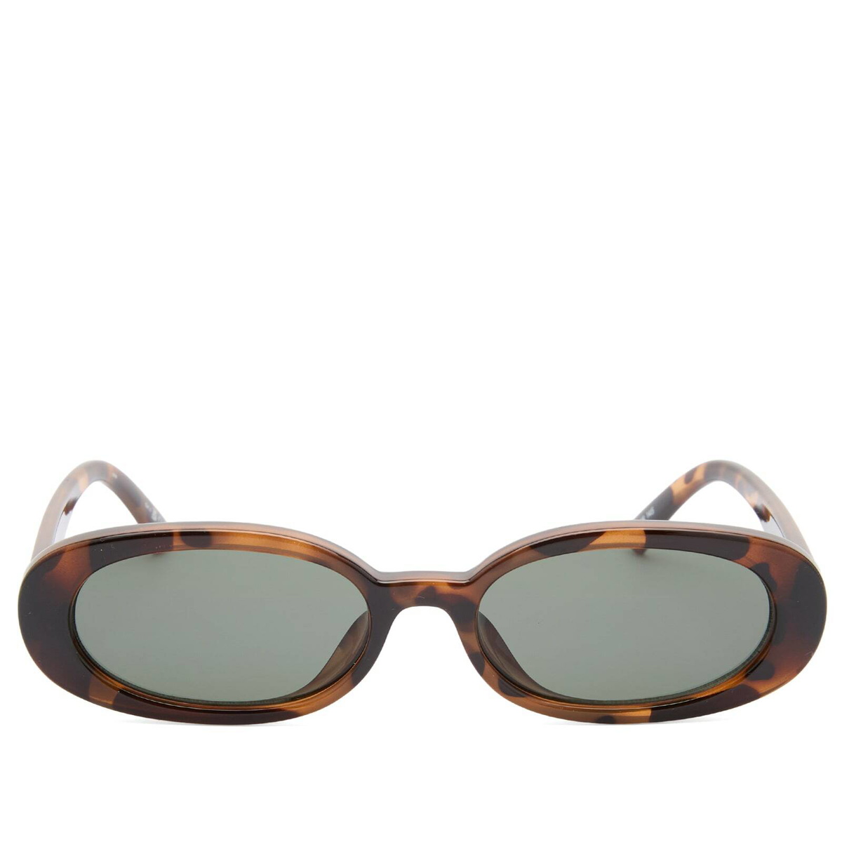 Le Specs Outta Love + Sunglasses in Tort/Green Mono 