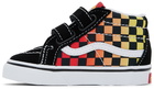 Vans Baby Black Sk8 Mid Reissue V Sneakers