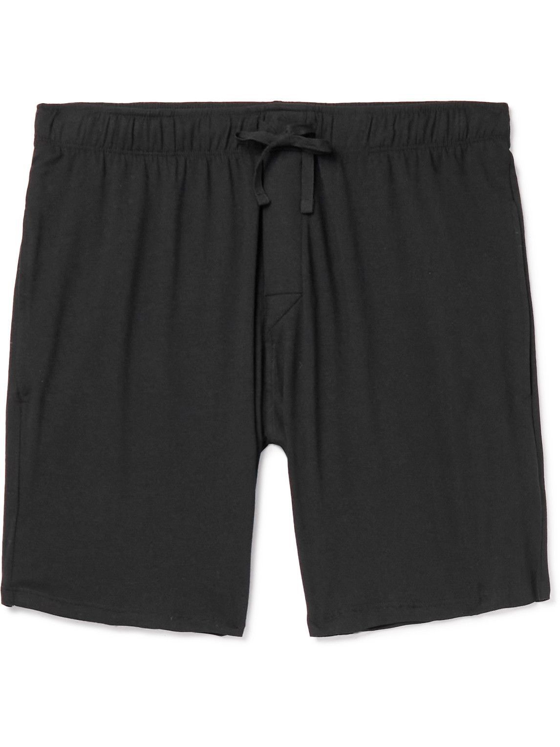 SCHIESSER - Cotton-Jersey Pyjama Shorts - Black - M Schiesser