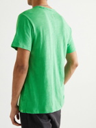 Rag & Bone - Classic Flame Oversized Slub Cotton-Jersey T-Shirt - Green