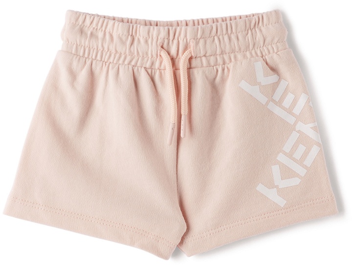Photo: Kenzo Baby Pink Logo Shorts
