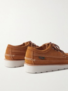 G.H. Bass & Co. - Suede Boat Shoes - Brown