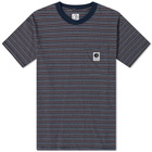 Polar Skate Co. Men's Stripe Pocket T-Shirt in Navy