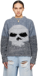 ERL Gray Intarsia Sweater