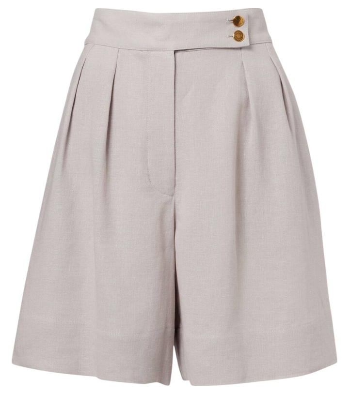 Photo: Loro Piana Dorin linen crêpe Bermuda shorts