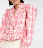 LoveShackFancy Braelynn cropped jacket