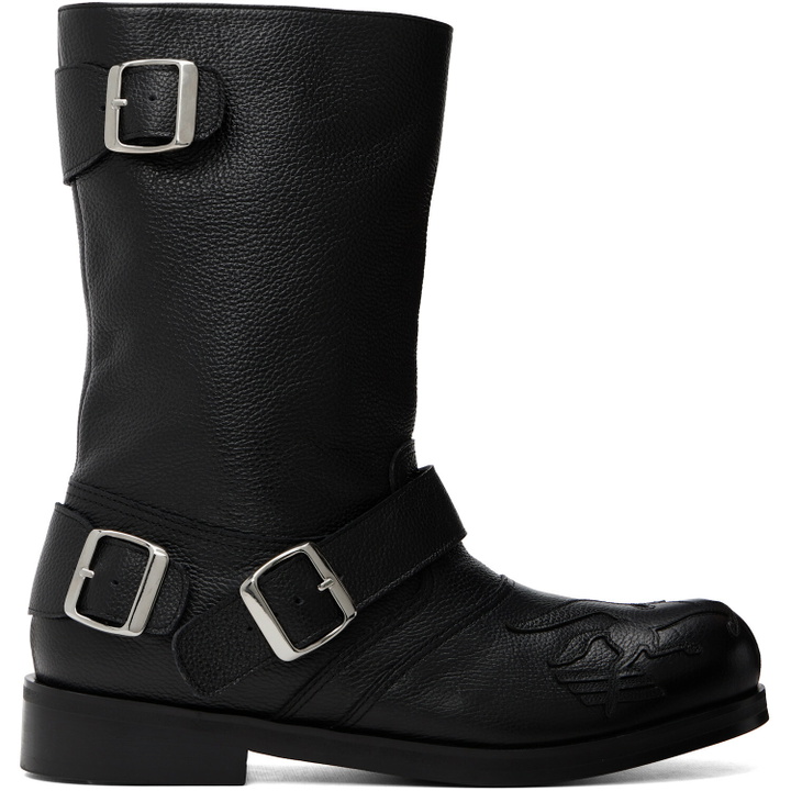 Photo: Stefan Cooke Black Pegasus Biker Boots