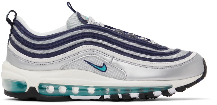 Photo: Nike Navy & Silver Air Max 97 Sneakers