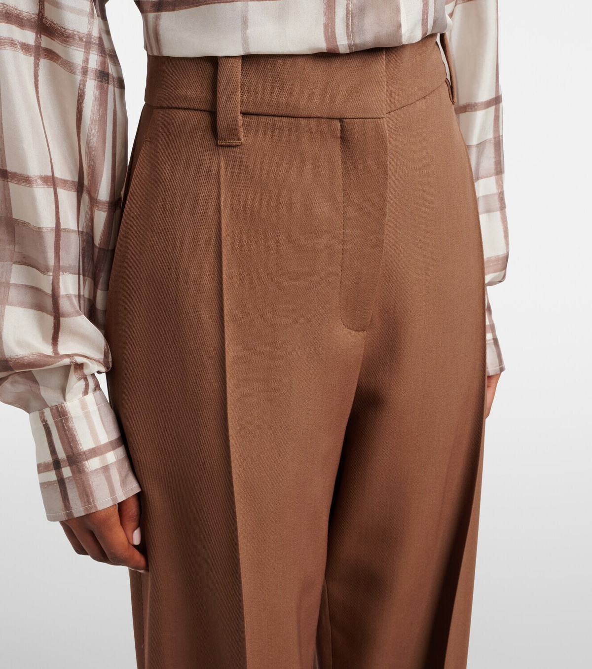 Brunello Cucinelli Wool-blend suit pants
