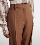 Brunello Cucinelli Wool-blend suit pants