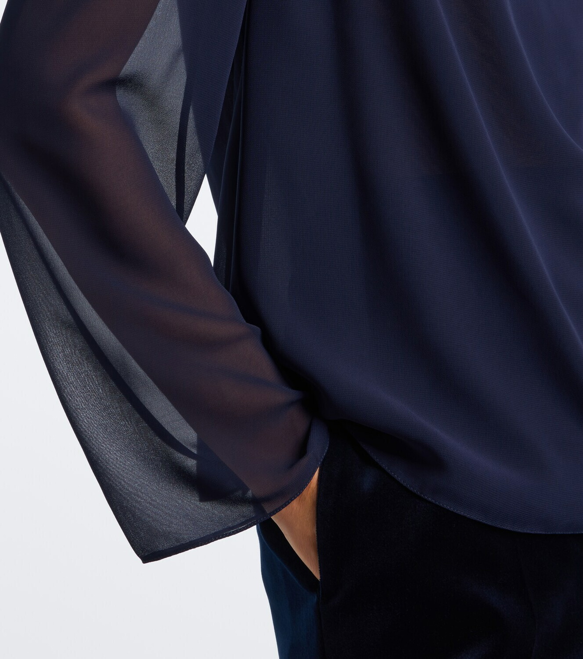 Altuzarra Cara draped blouse